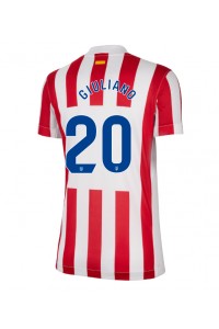 Atletico Madrid Giuliano Simeone #20 Voetbaltruitje Thuis tenue Dames 2025-26 Korte Mouw